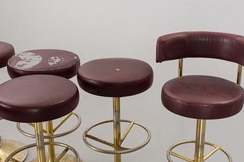 BARSTOLAR, 6+2, Johanson Design, 1960/70-tal.