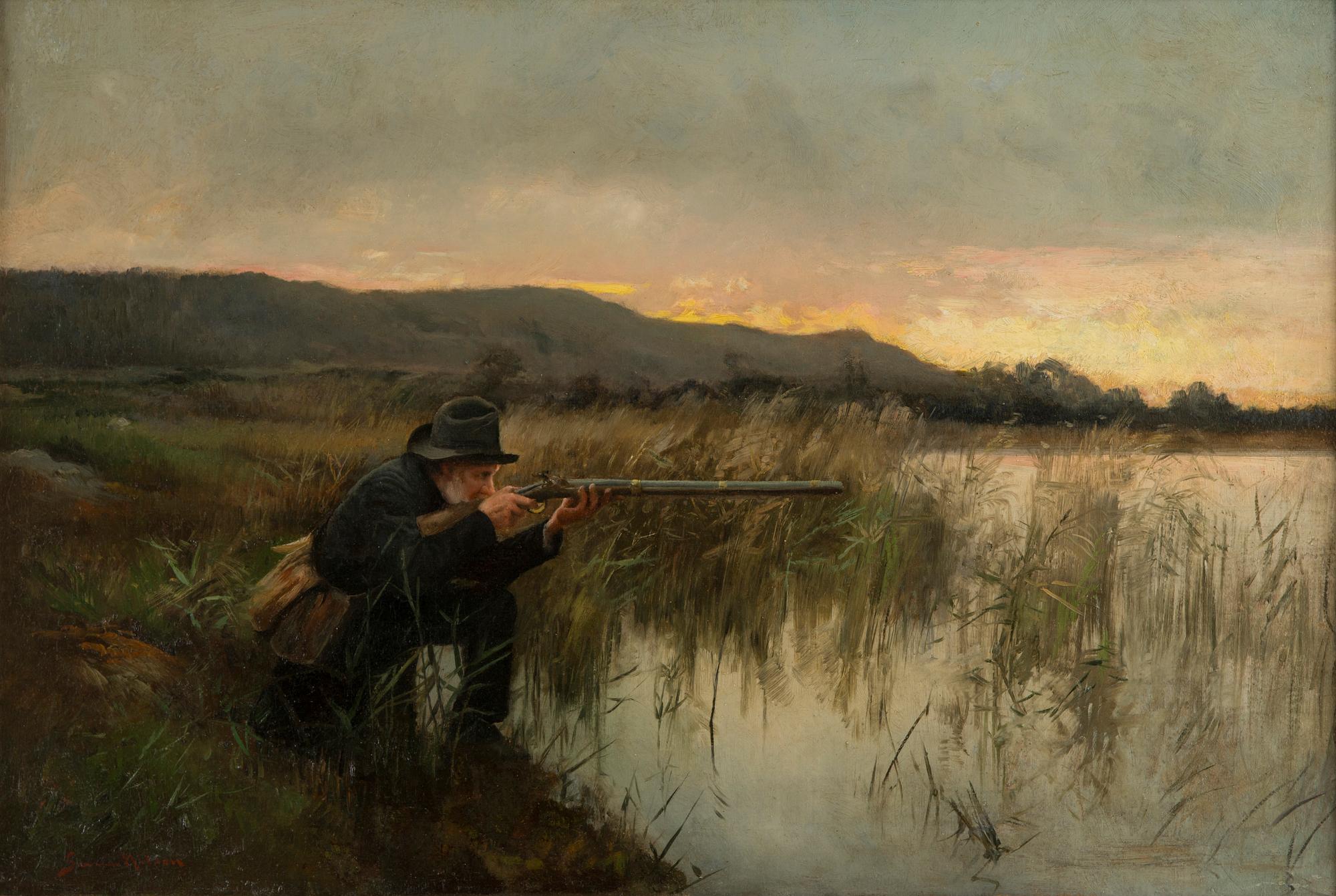 Severin Nilson, Jägare.