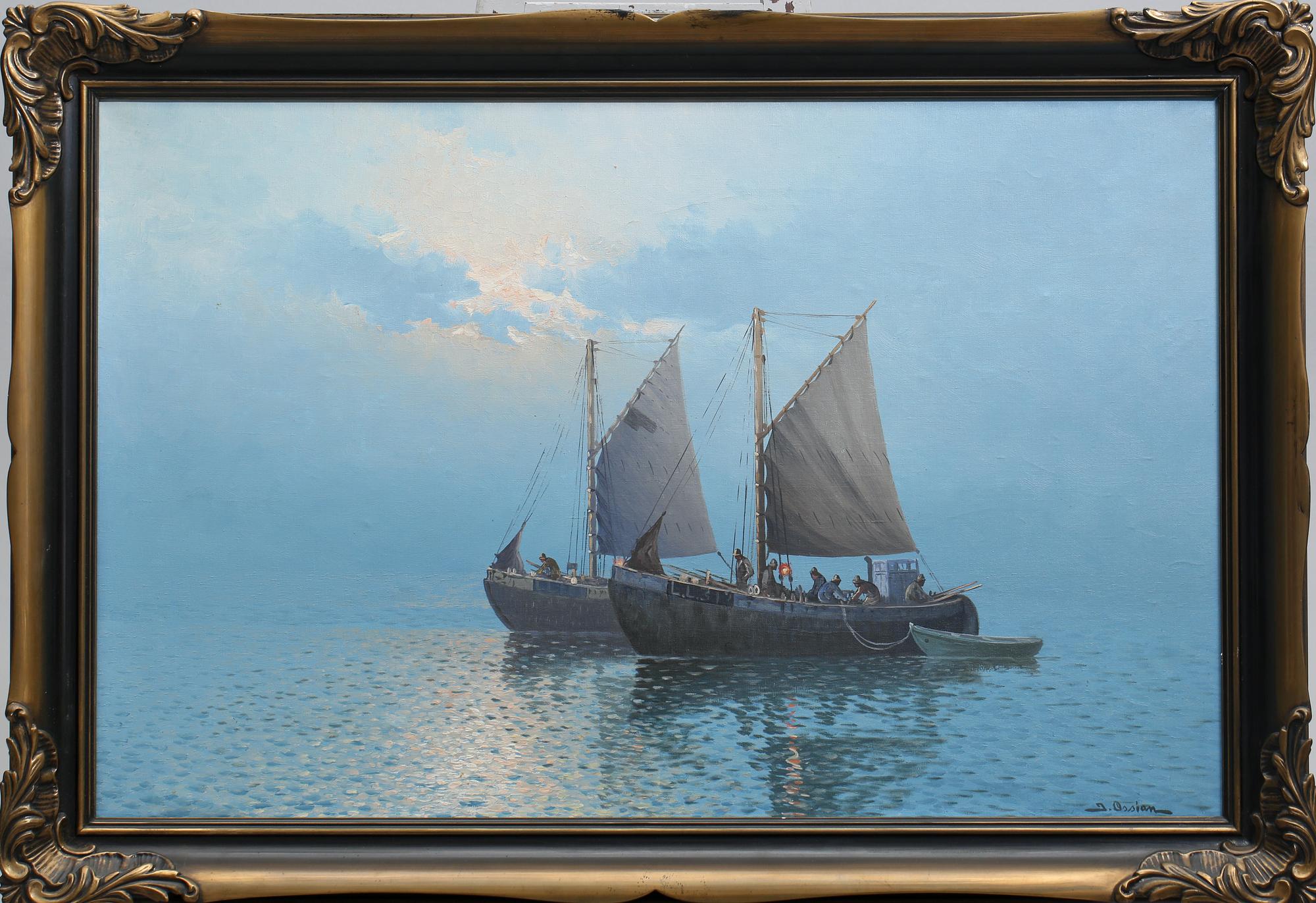 JOHAN OSSIAN-ANDERSSON, olja på duk, signerad.