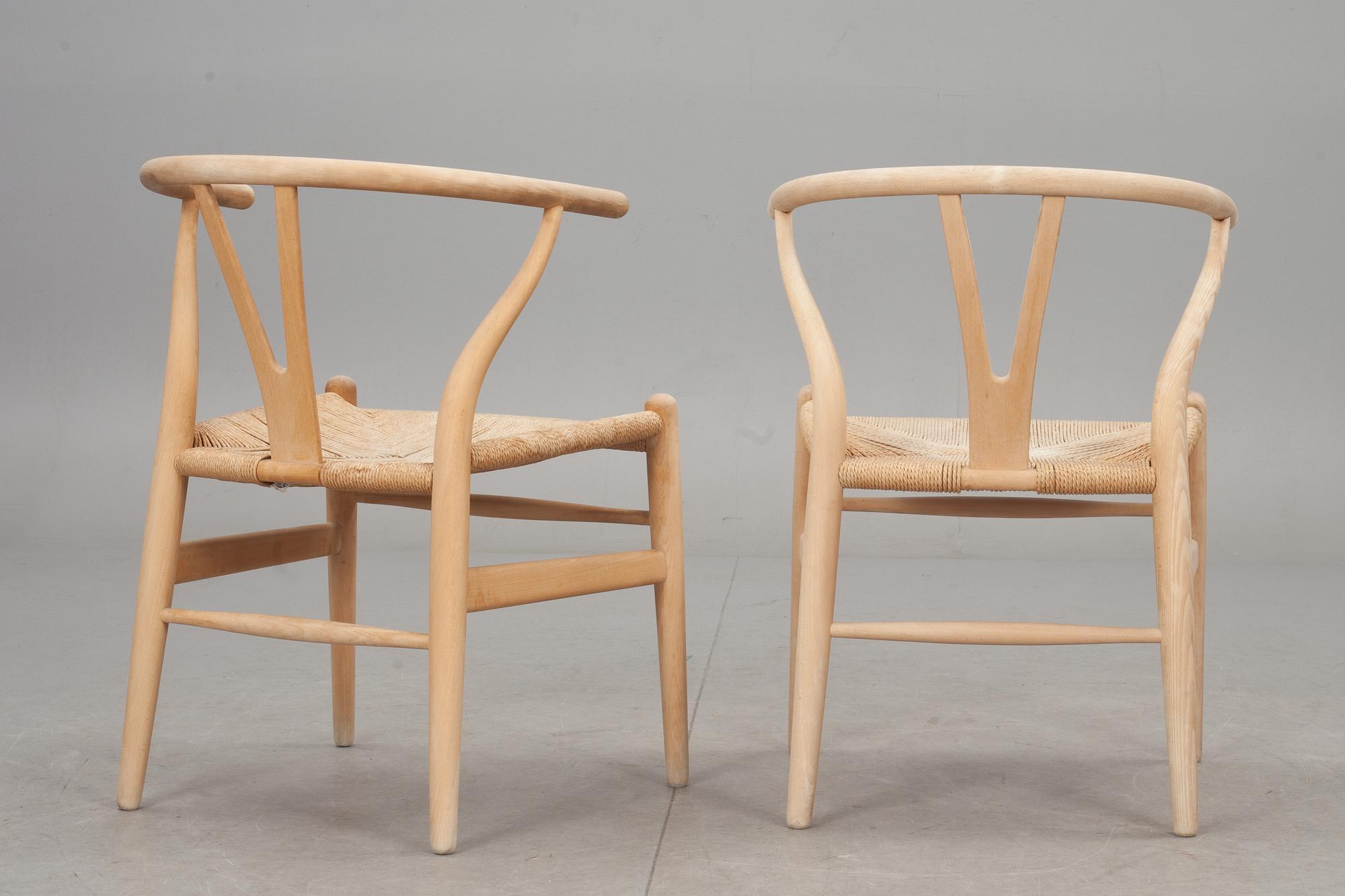 STOLAR, 6 st, "Y-stolen", Hans J. Wegner, Carl Hansen & Son.