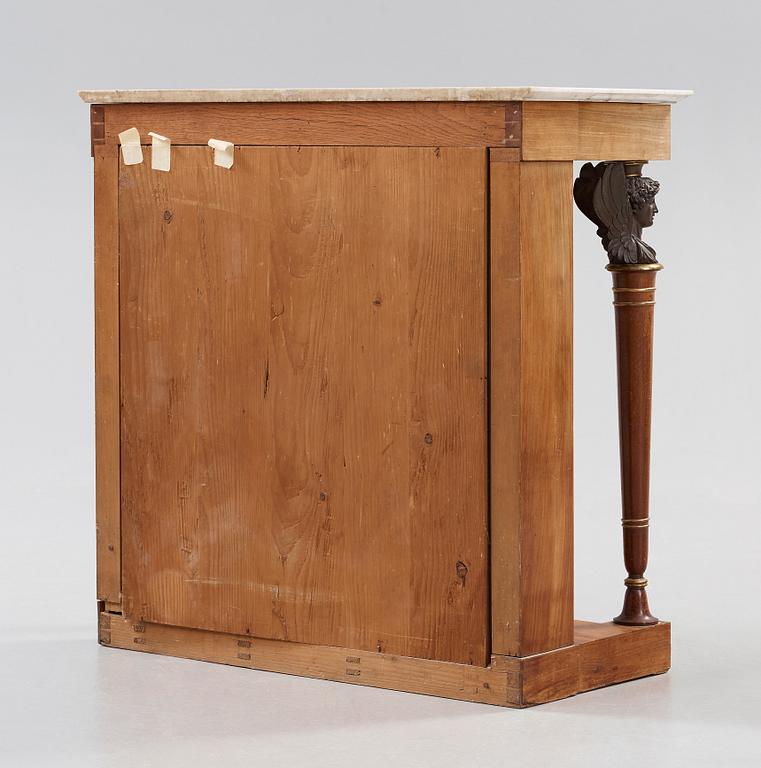 A French Empire console table.