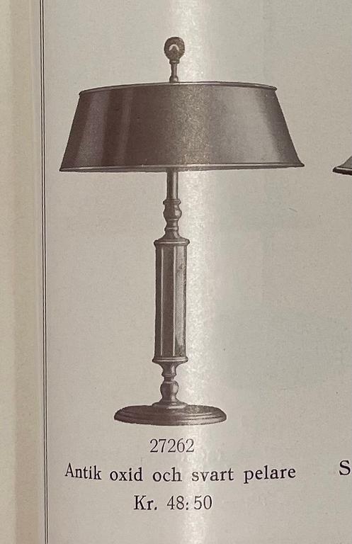 Erik Tidstrand, a table lamp model "27262", Nordiska Kompaniet, 1920s-30s.