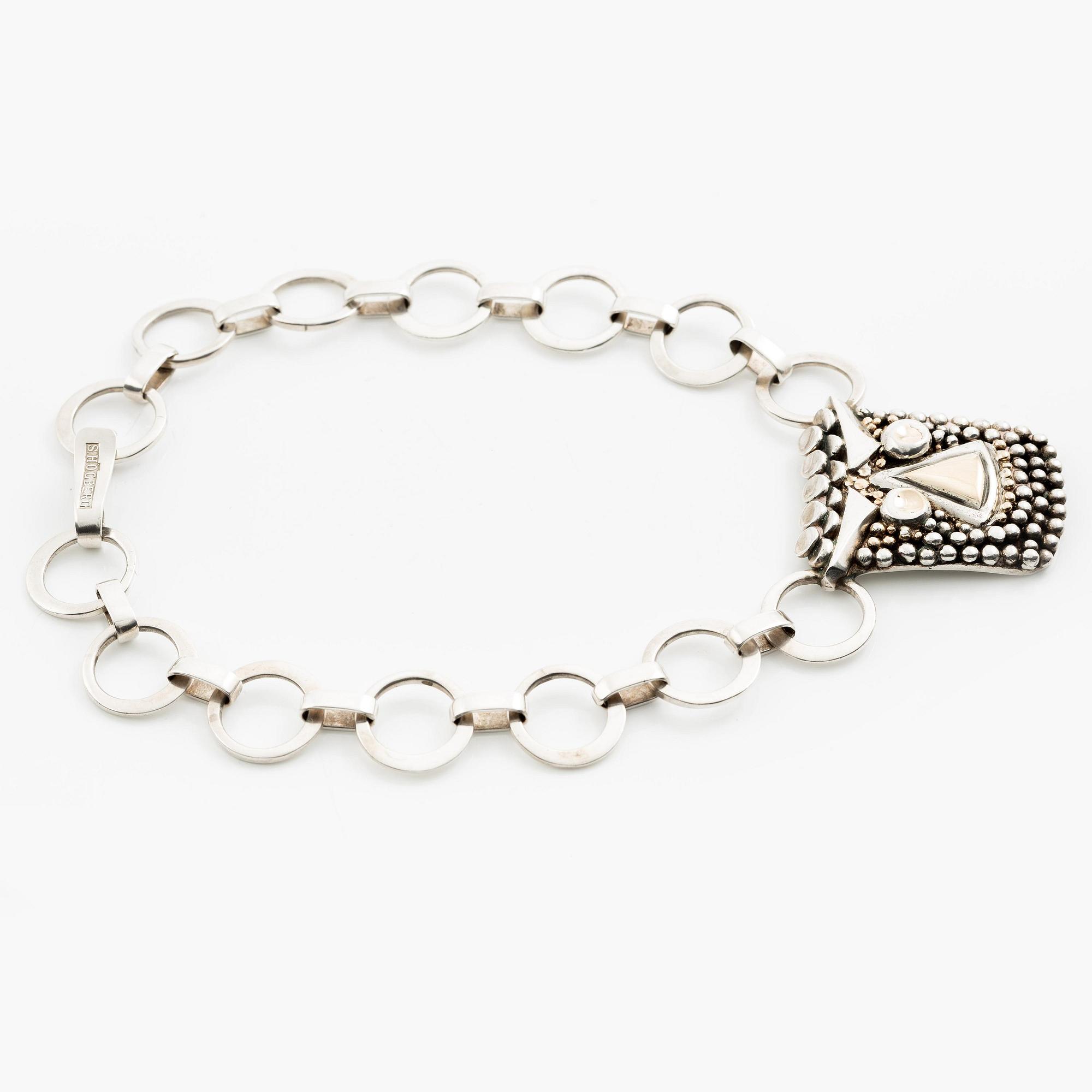 Sven-Erik Högberg, a necklace, sterling silver, Gothenburg 1961.