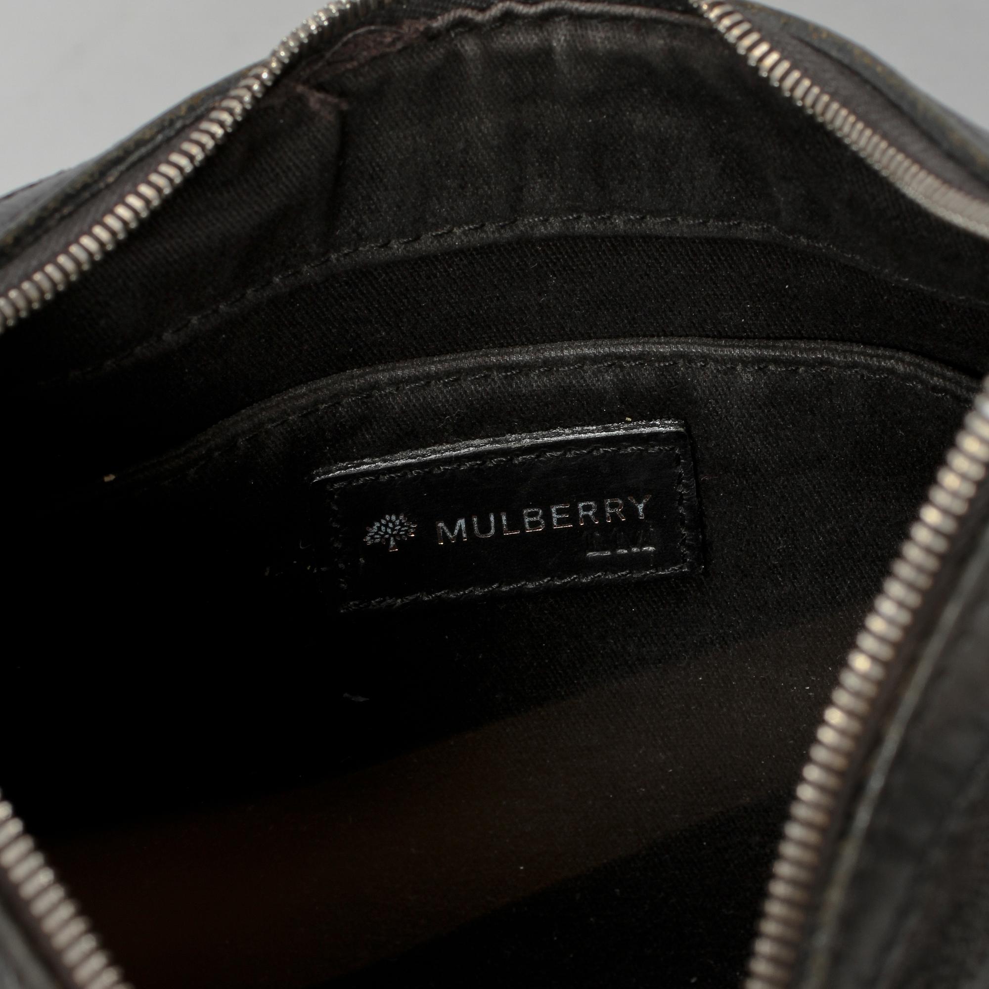 HANDVÄSKA, Mulberry, sent 1900-tal.