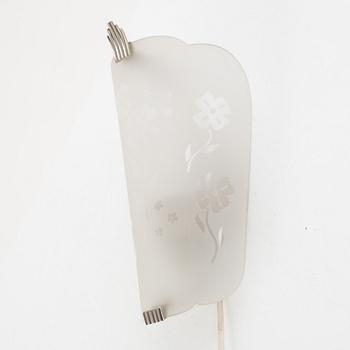 Fritz Kurz, a wall sconce model "KD 995/1", Orrefors 1940s.