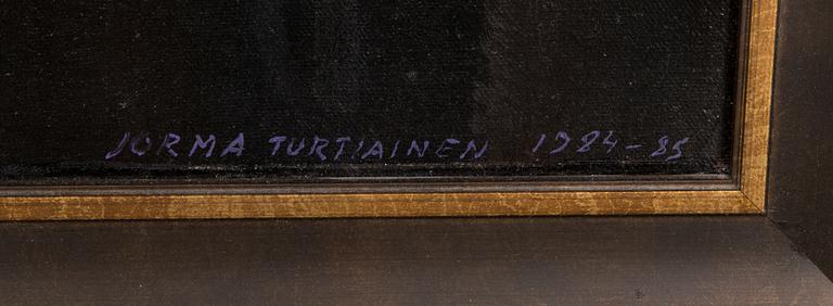 Jorma Turtiainen, öljy kankaalle, signeerattu ja päivätty 1984-1985.