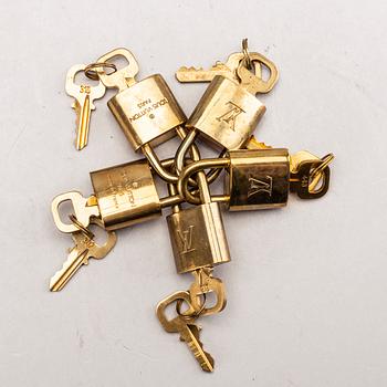 Louis Vuitton, Locks, 5 pcs.