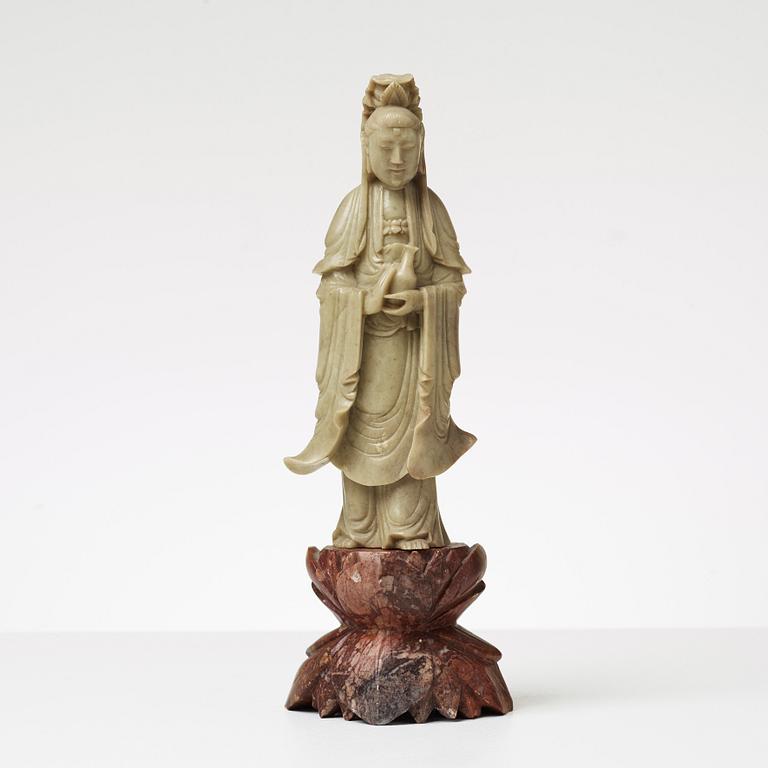 FIGURIN, soapstone, Kina, 1900-tal.