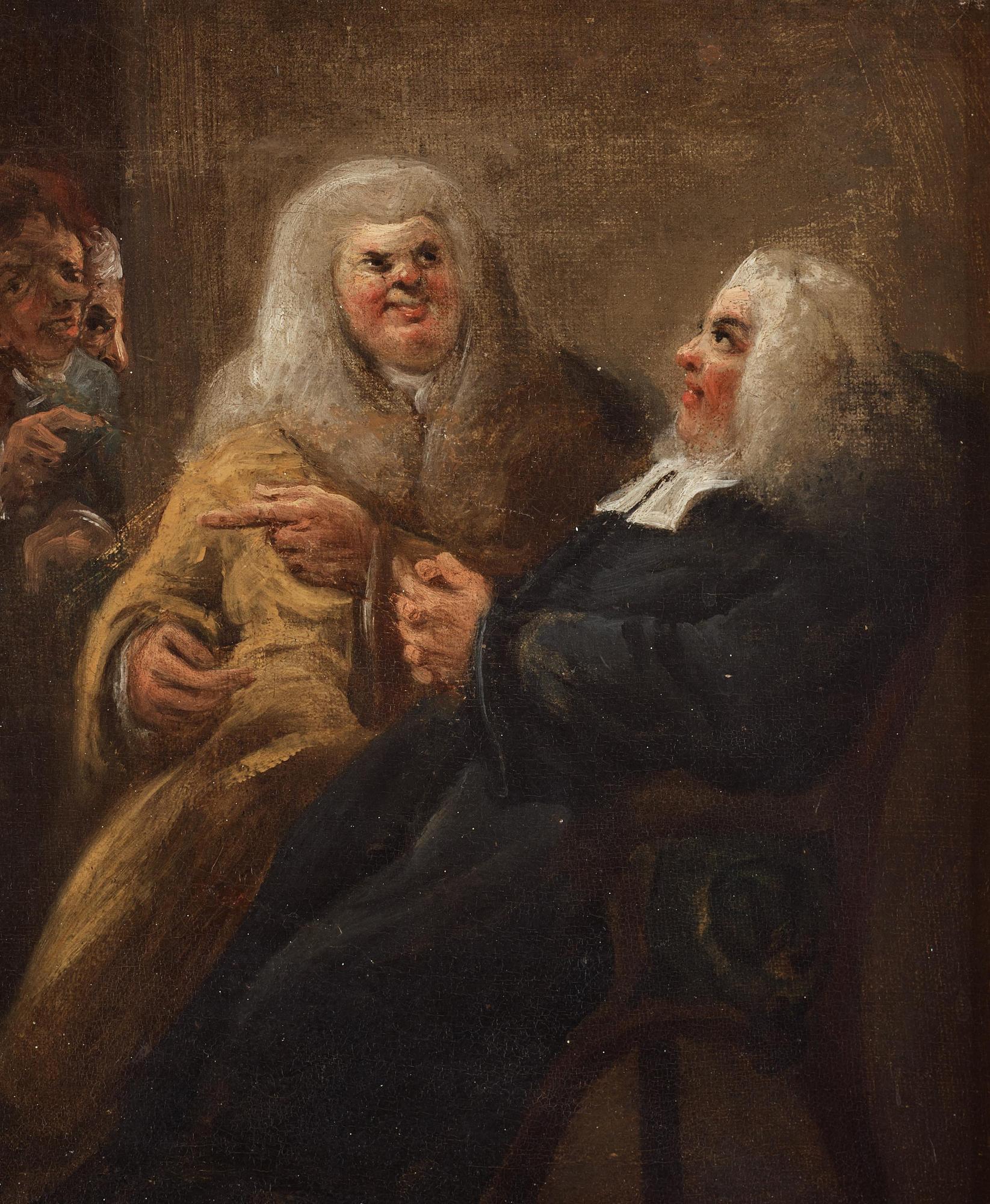 Elias Martin, "The young repentant brought to a bed of justice" (The Judges).