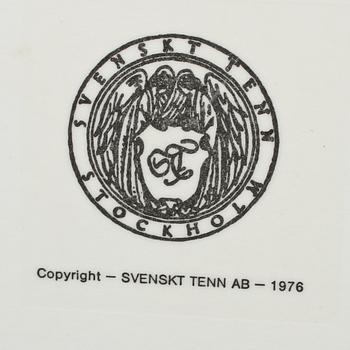 VÄSKA samt BRICKA, Firma Svenskt Tenn, 1900-talets fjärde kvartal.