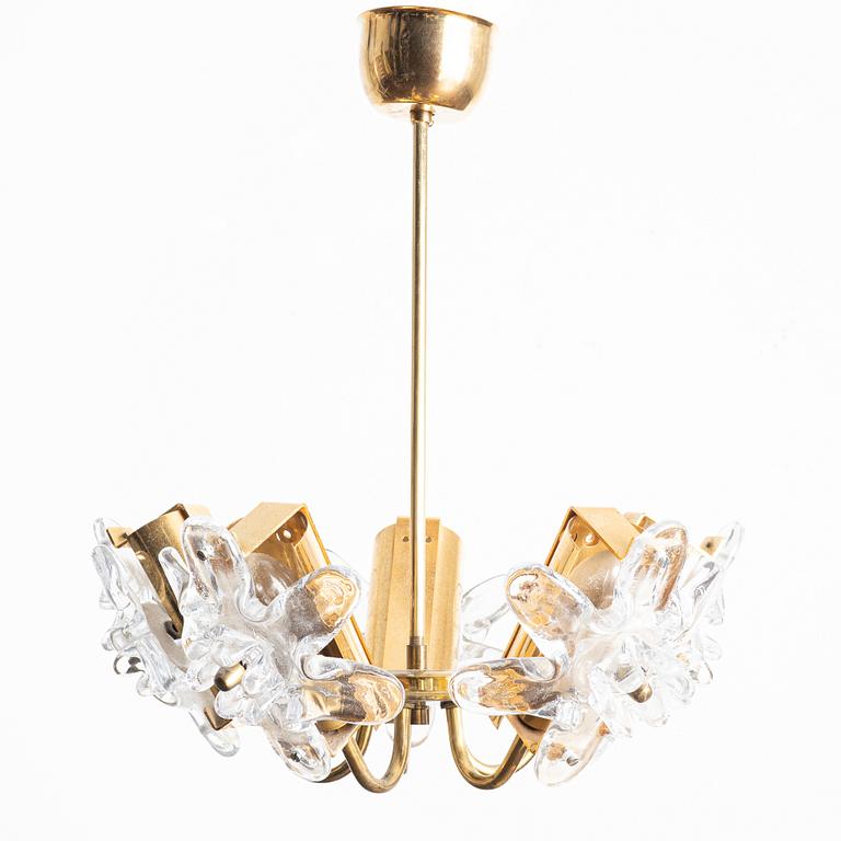 A ceiling lamp, possibly Simon & Schelle "Sische Leuchten", 1960s.