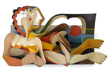 703. Timo Solin, Woman resting.