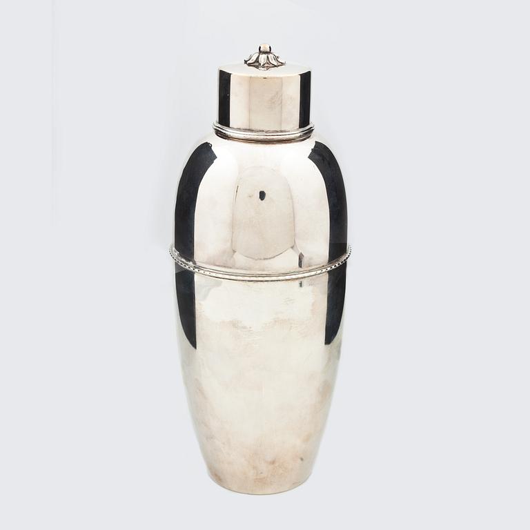 SHAKER, silver, C G Hallberg, Stockholm 1946. Vikt c:a 360 g.