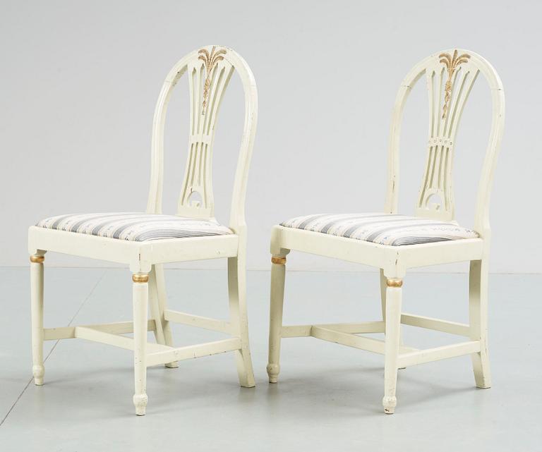 STOLAR, ett par, gustavianskt provinsrabete, 1800-talets början.