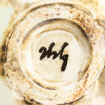 Hans Hedberg, a faience dish, Biot, France.