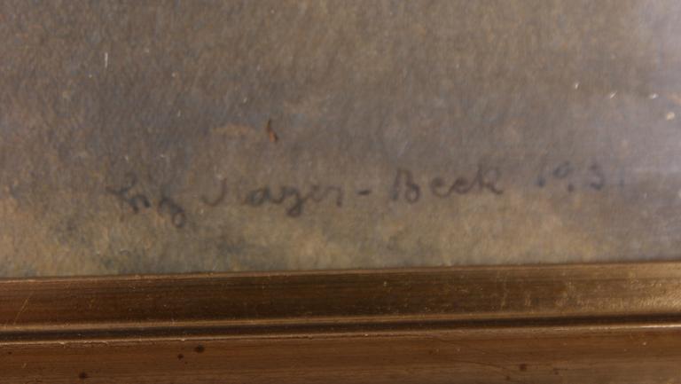 OKÄND KONSTNÄR, akvarell, sign Mayer-Beck och dat 1931.