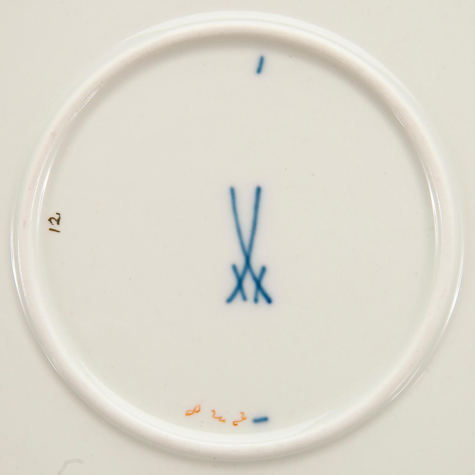 KANNA och FAT, porslin, Meissen 1934-72.