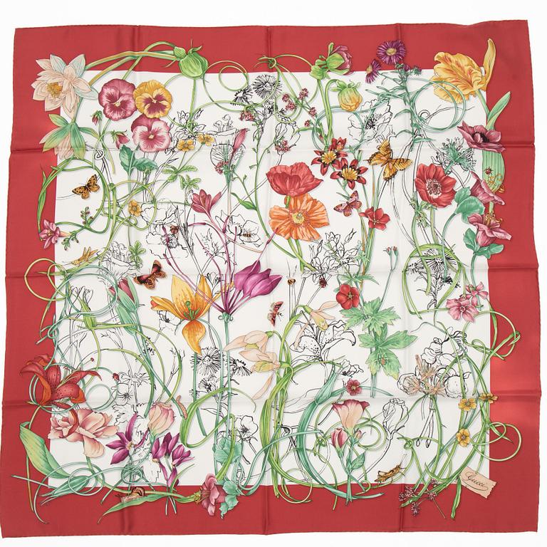Gucci, a twill silk scarf.