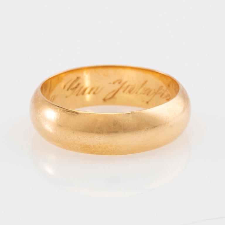 Ring 18K gold, Ahokas Malmö 1993.