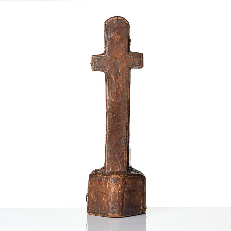 An Augsburg renaissance crucifix clock, the movement presumably by Hans Reinholdt (fl. ca 1630).