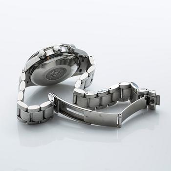 OMEGA, Speedmaster, Day-Date, Mark 40, "Tachymetre", chronograph, wristwatch, 39 mm,