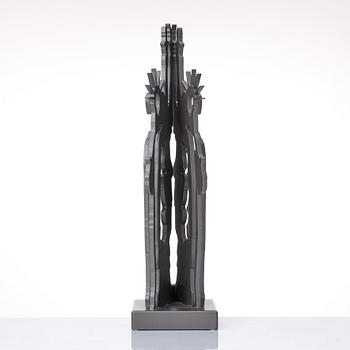 Arman, an iron sculpture, signed and numbered 76/80.