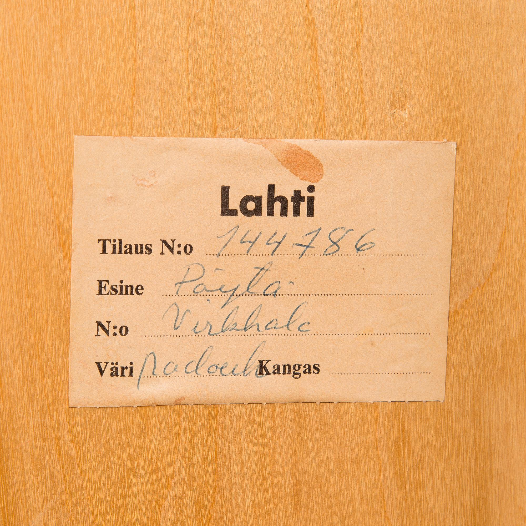 A mid 20th century coffee table for Asko, Finland.