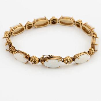 Armband, H.Stern, 18K guld med opaler och briljantslipade diamanter.