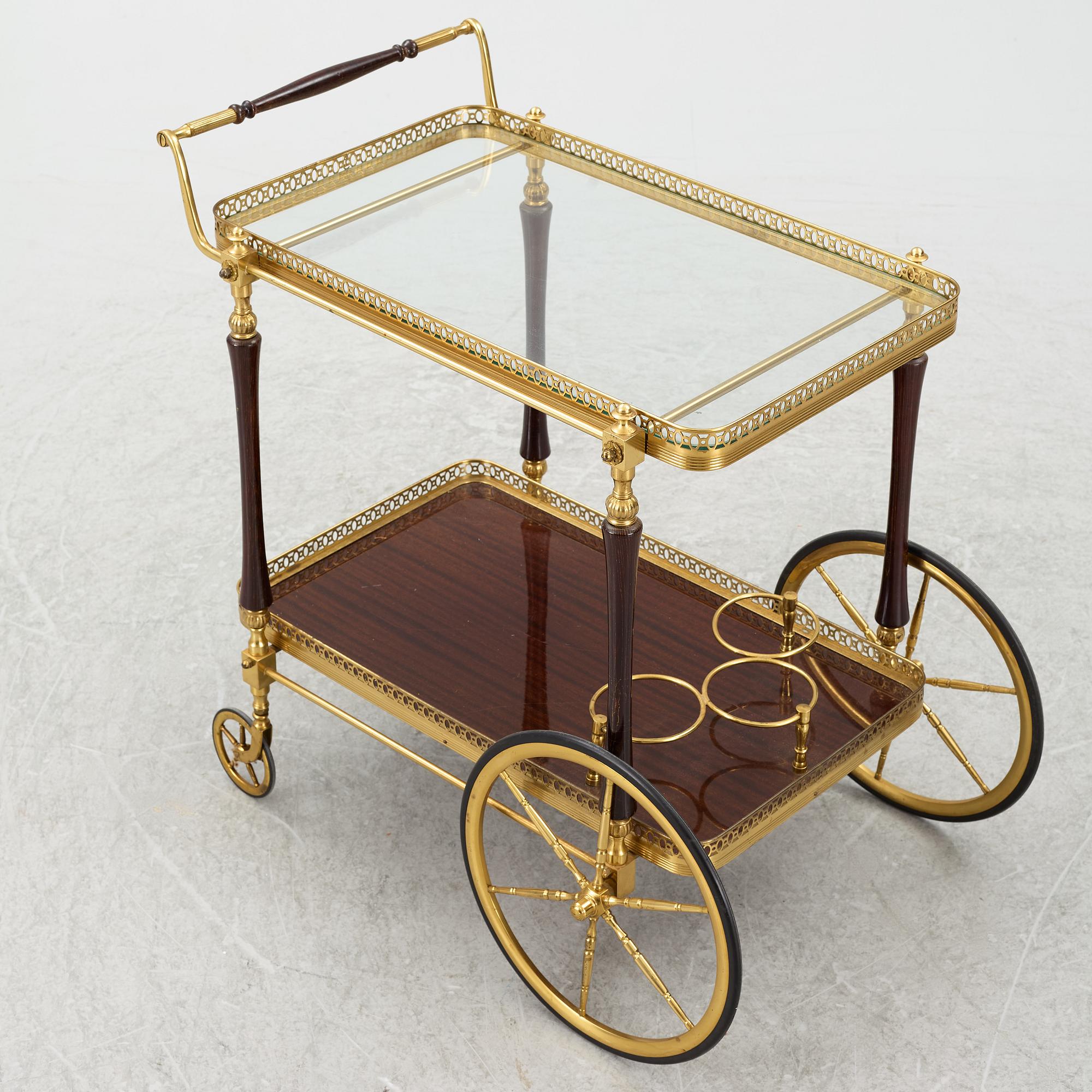 Serving cart, second half of the 20th century.