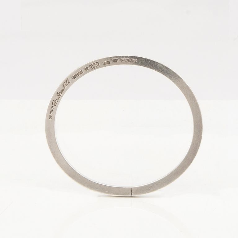 Elon Arenhill, armringar 2 st silver, Malmö 1964 och 1991.