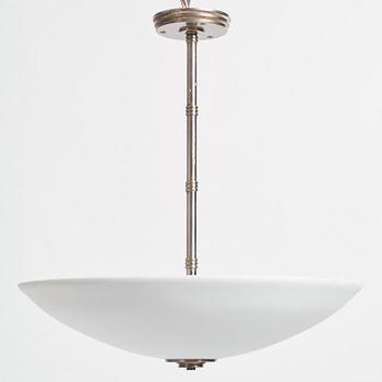 Erik Tidstrand, & Simon Gate, a ceiling lamp from Tändstickspalatset (The Matchstick Palace), Nordiska Kompaniet & Orrefors, ca 1928.