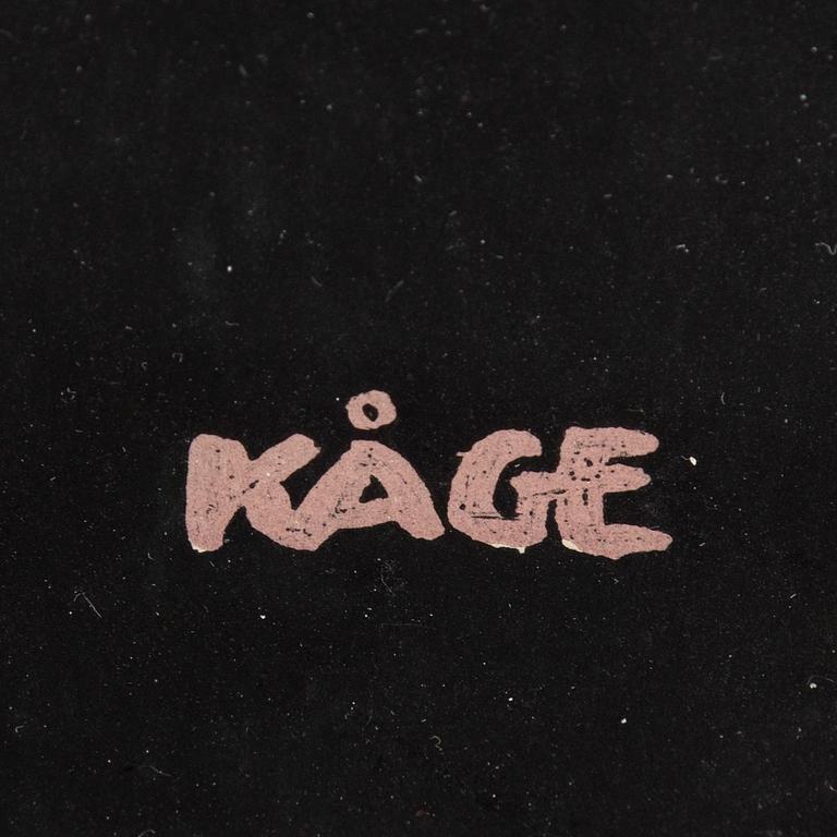 WILHELM KÅGE, a lithographic poster 'Mondaine' from Rokotryck, AB Kopia, Stockholm, 1916.