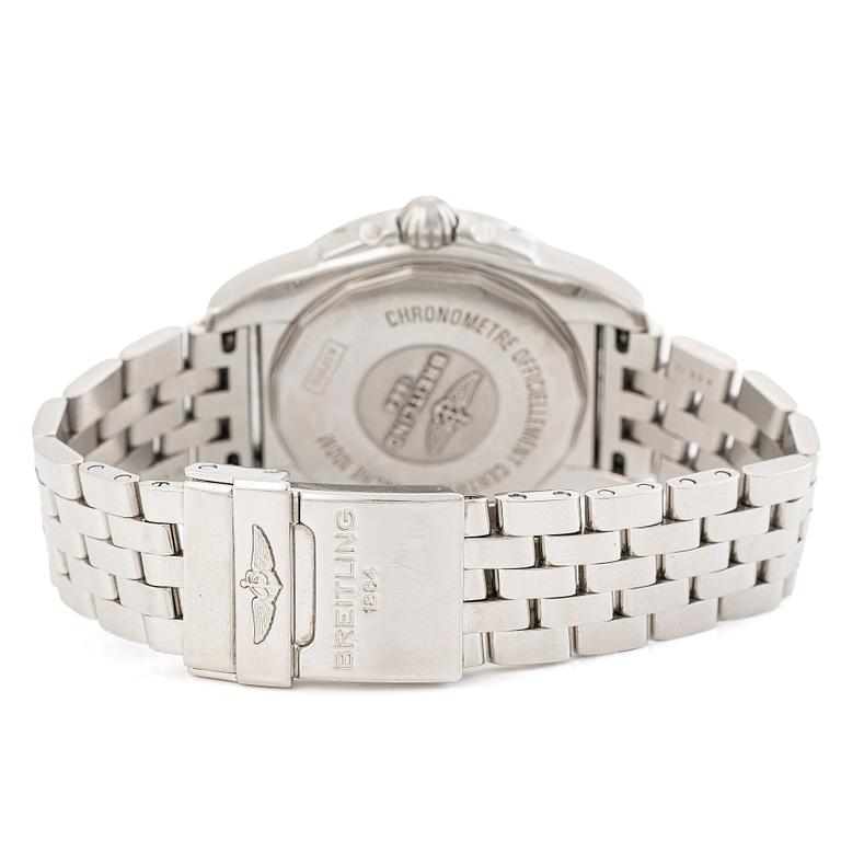 Breitling, Galactic 36, "Mother Of Pearl diamond Dial", armbandsur, 36 mm.