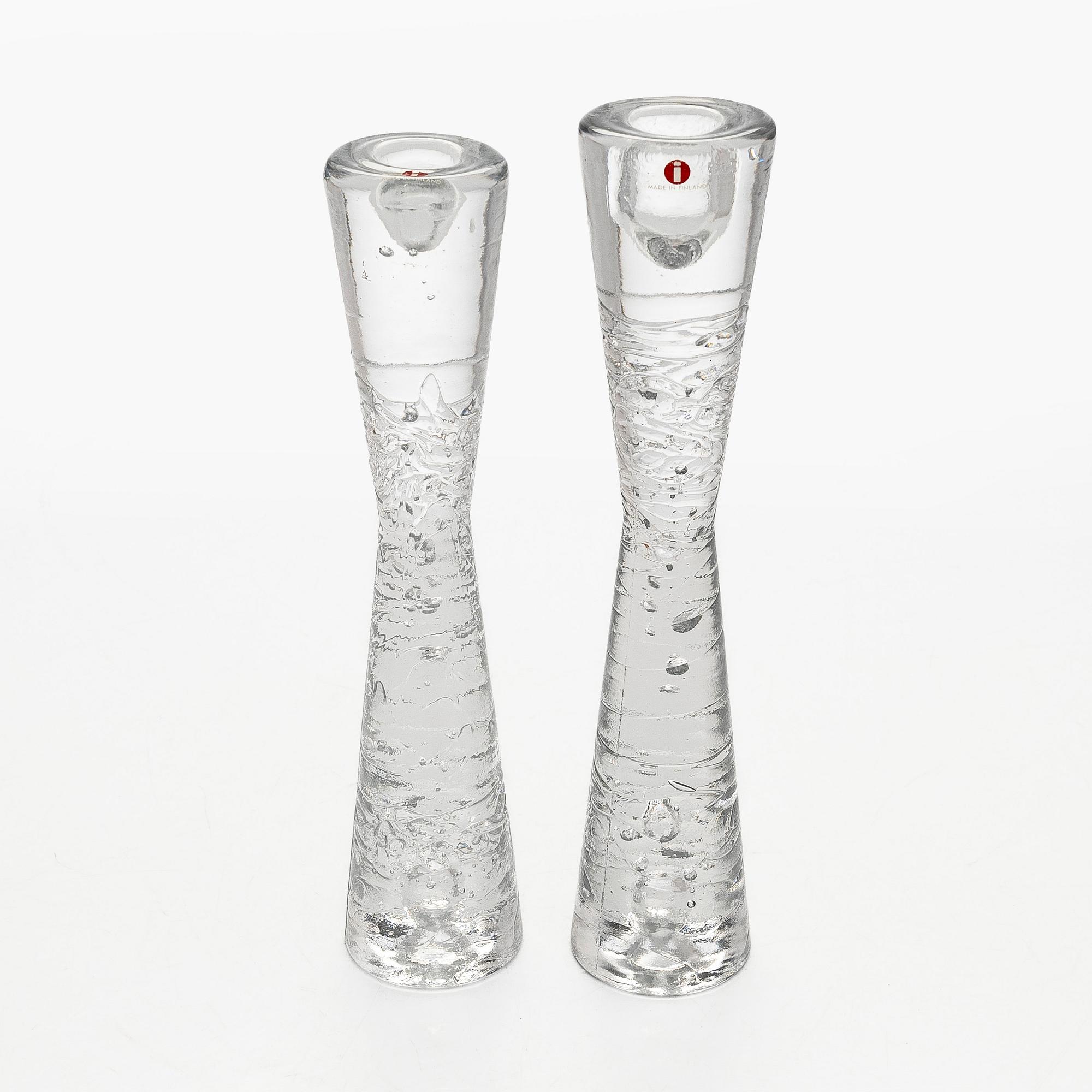 Timo Sarpaneva, ljusstakar, 2 st "Arkipelago", Iittala.
