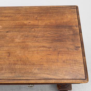 Library table, late 19th century.