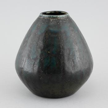 Unique stoneware vase by CARL-HARRY STÅLHANE, Rörstrand, signed and dated -60.