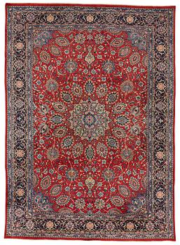 247. A carpet, a semi-antique/an old Persian, probably a Qazvin, ca 345-349 x 251,5-253 cm.