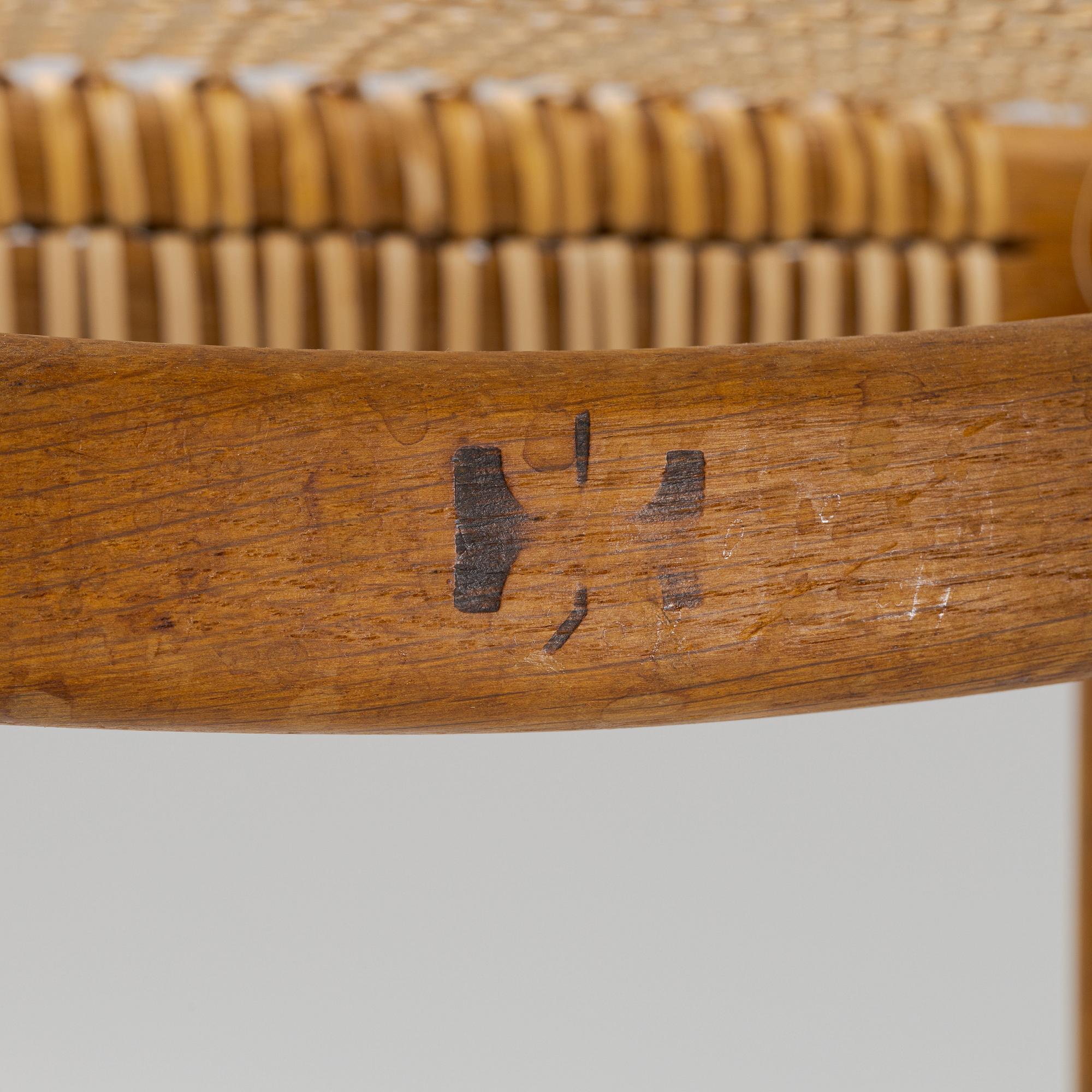 Hans J. Wegner, a "The Chair" model "JH 501", Johannes Hansen, Denmark 1950s-60s.