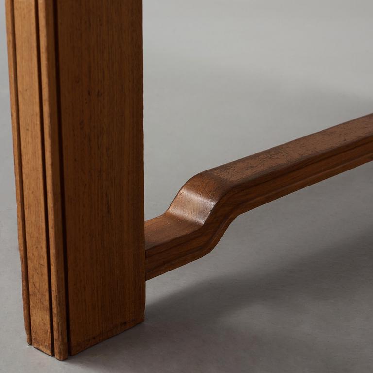 Nils Ahrbom & Helge Zimdahl, a walnut table, Stockholm 1932.