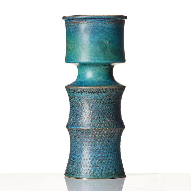 Stig Lindberg, a stoneware vase, Gustavsberg Studio, Sweden, 1969.