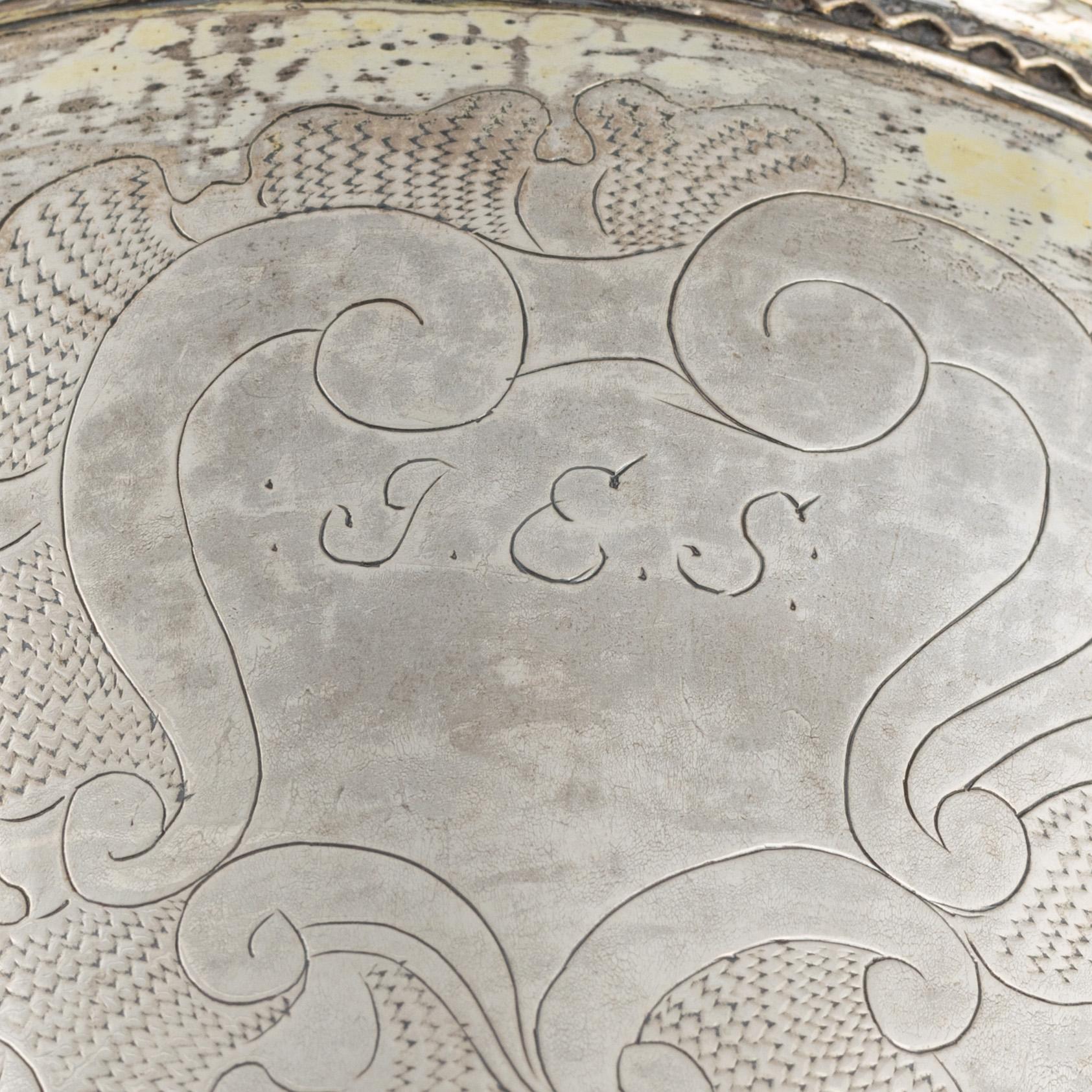 A silver beaker by Bernt Johan Eschenburg, Enköping, 1764.