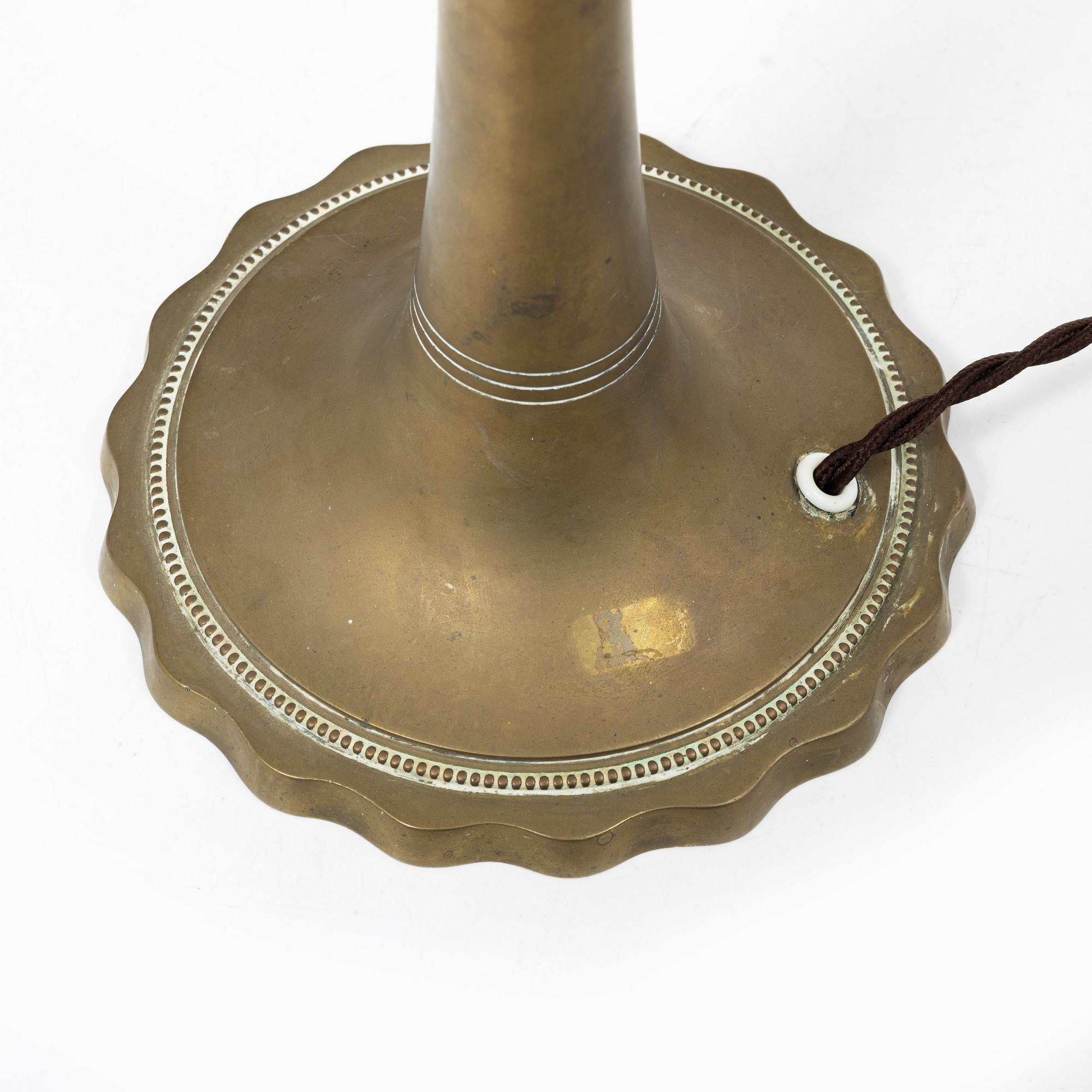 Table lamp, likely Denmark, 1930s-40s.