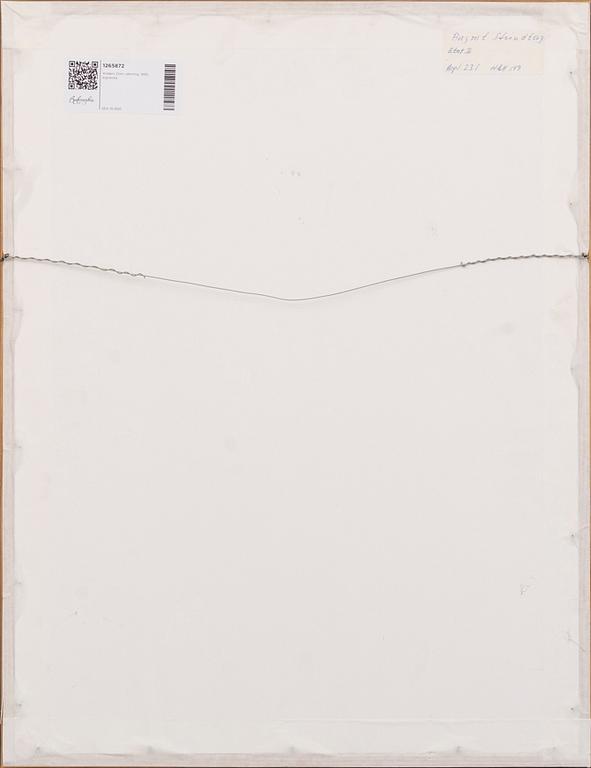 Anders Zorn, a signed etching from 1910.