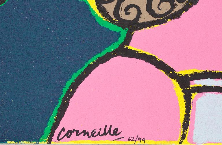BEVERLOO CORNEILLE, polykrom metall, signerad och numrerad 62/99.