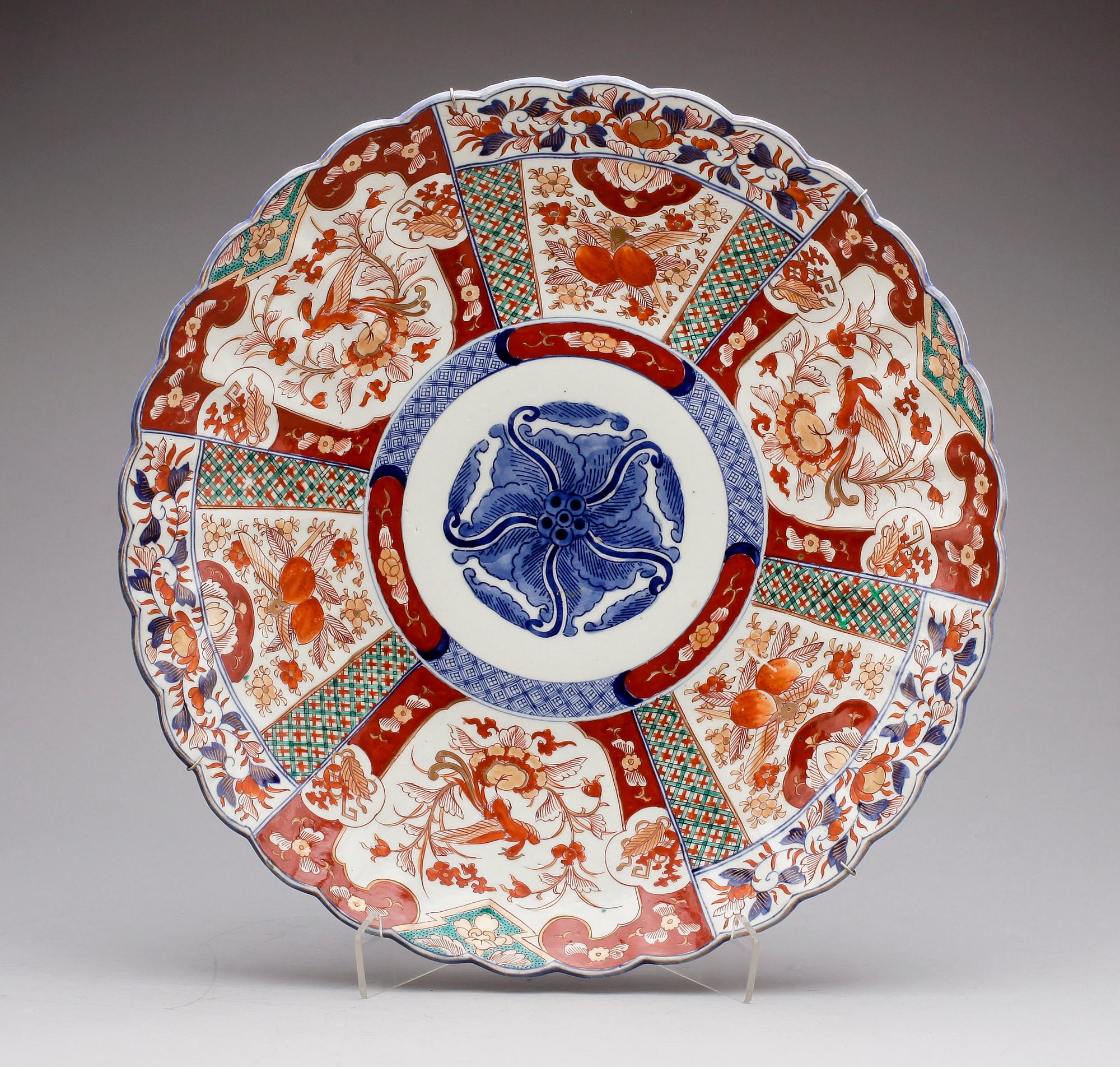 FAT, porslin, Imaridekor, Japan, Meiji (1868-1912).
