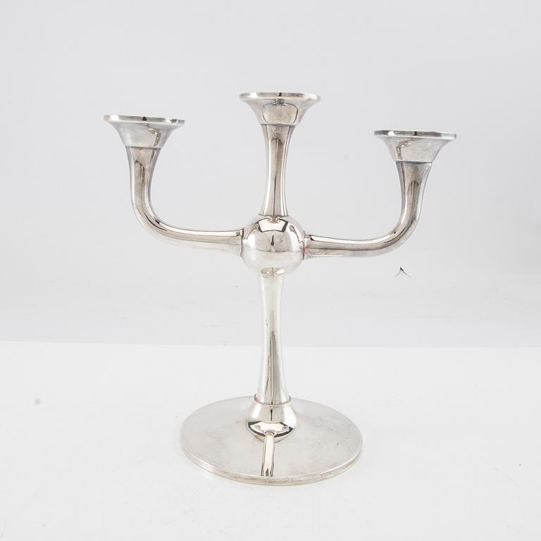 Karl Jørgen Otteren, candelabrum, silver, Norway 1997.