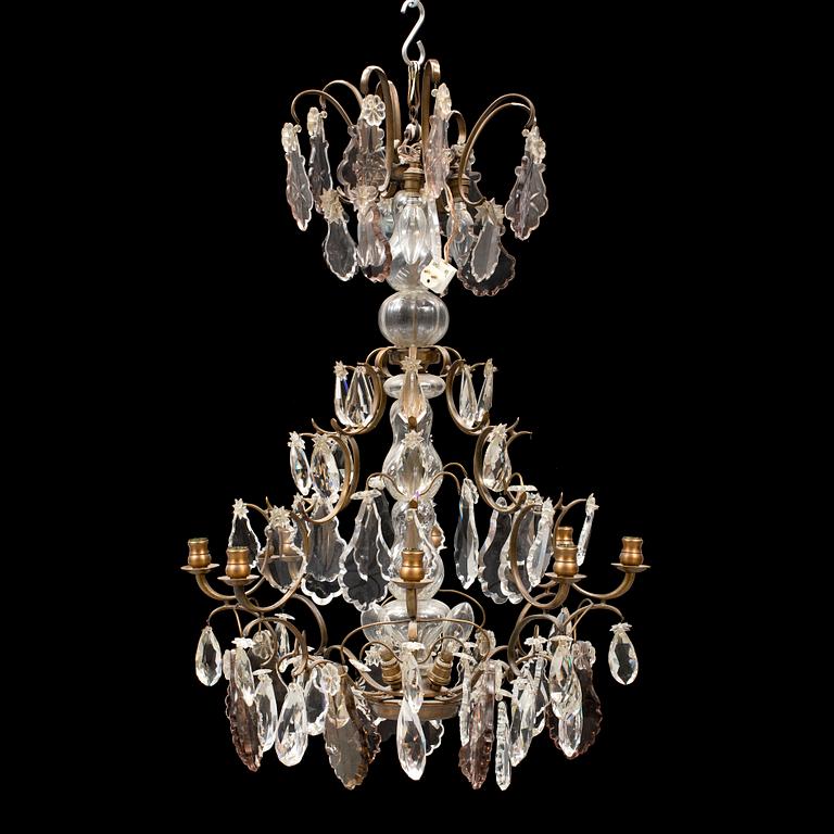 An early 20th Century rococo style chandelier.