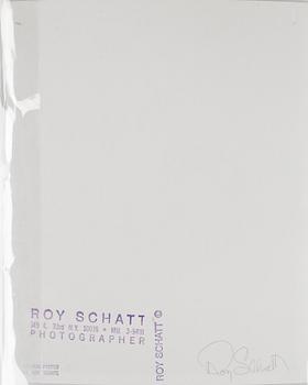 ROY SCHATT, fotografi, silver gelatine, stämpelsign baktill samt sign med blyerts.