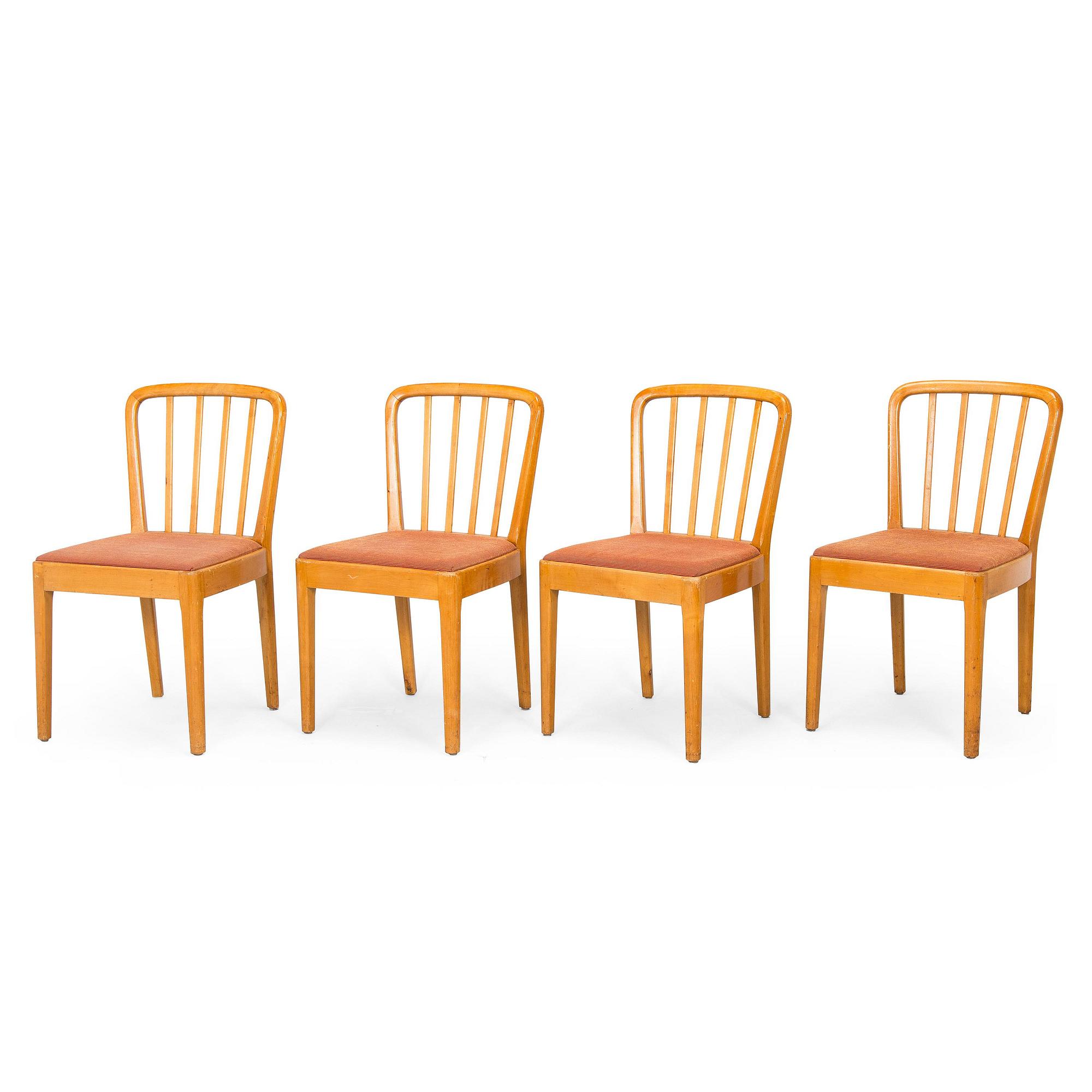 Aino Aalto, Four 1940s chairs for O.Y. Huonekalu-ja Rakennustyötehdas A.B.