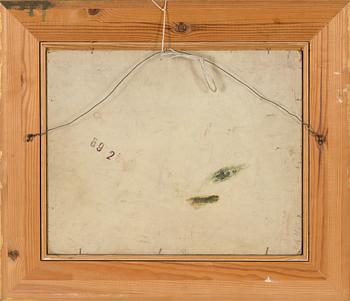 Werner Åström, oil on board, signed and dated -42.